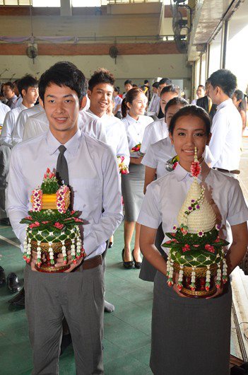 พิธีไหว้ครู มหาวิทยาลัยมหาสารคาม ประจำปีการศึกษา 2555
