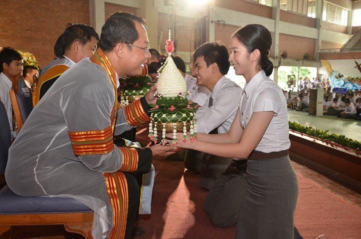 พิธีไหว้ครู มหาวิทยาลัยมหาสารคาม ประจำปีการศึกษา 2555