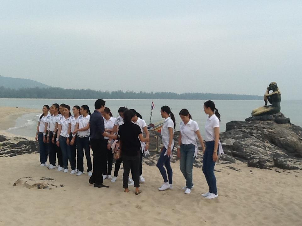 ผู้เข้าประกวดนางสาวไทยเก็บตัวทำกิจกรรมที่จังหวัดสงขลา