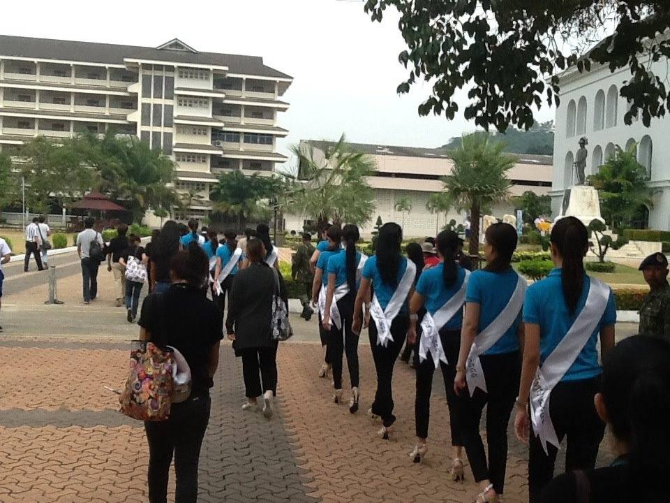 ผู้เข้าประกวดนางสาวไทยเก็บตัวทำกิจกรรมที่จังหวัดสงขลา