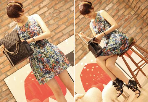 ชุดเดรสลายดอก ใส่สวยได้ทุกเมื่อ ไม่มีตกยุค