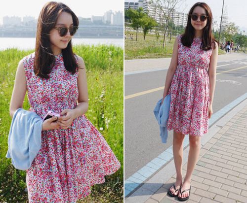 ชุดเดรสลายดอก ใส่สวยได้ทุกเมื่อ ไม่มีตกยุค