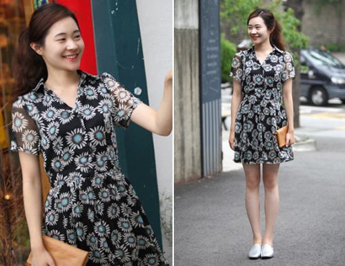 ชุดเดรสลายดอก ใส่สวยได้ทุกเมื่อ ไม่มีตกยุค