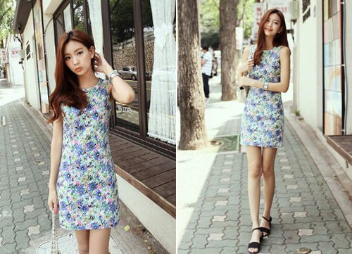 ชุดเดรสลายดอก ใส่สวยได้ทุกเมื่อ ไม่มีตกยุค