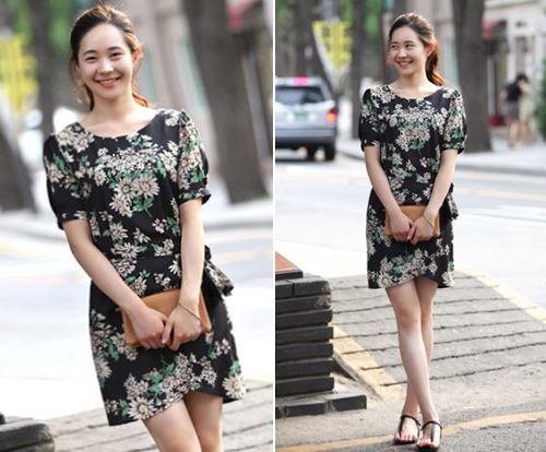 ชุดเดรสลายดอก ใส่สวยได้ทุกเมื่อ ไม่มีตกยุค