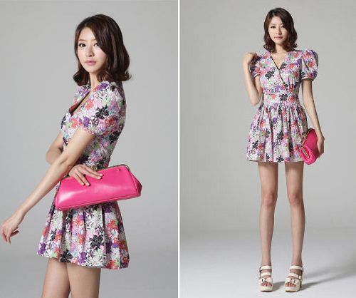 ชุดเดรสลายดอก ใส่สวยได้ทุกเมื่อ ไม่มีตกยุค