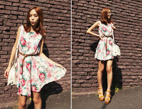 ชุดเดรสลายดอก ใส่สวยได้ทุกเมื่อ ไม่มีตกยุค