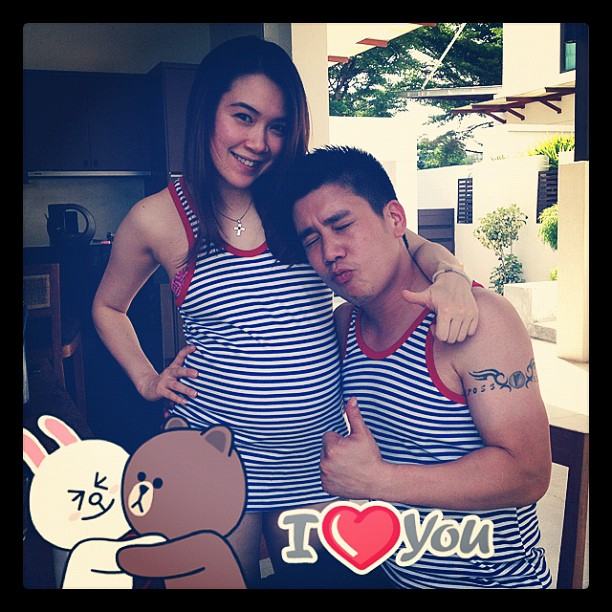 สุดอบอุ่น!ภาพ'แบงค์ พัชร'ประคบประหงมศรีภรรยา'นิหน่า สุฐิตา'