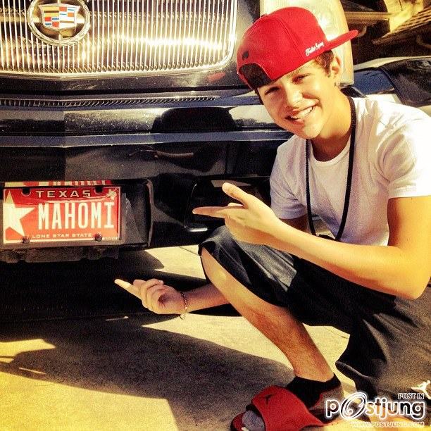 Austin Mahone Filming His Music Video In Florida