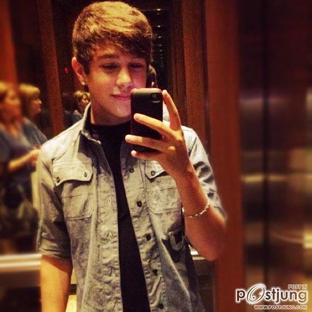 Austin Mahone Filming His Music Video In Florida