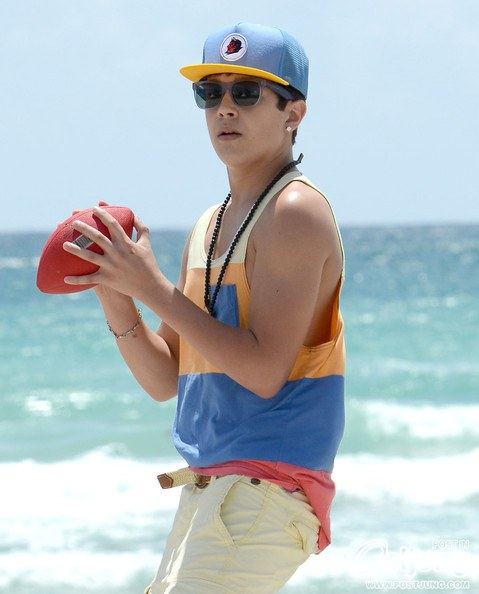 Austin Mahone Filming His Music Video In Florida