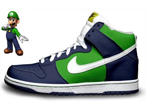 รองเท้า Nike สไตล์ การ์ตูน