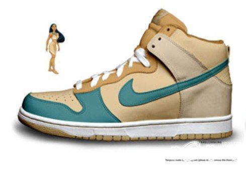 รองเท้า Nike สไตล์ การ์ตูน
