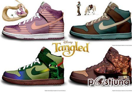 รองเท้า Nike สไตล์ การ์ตูน