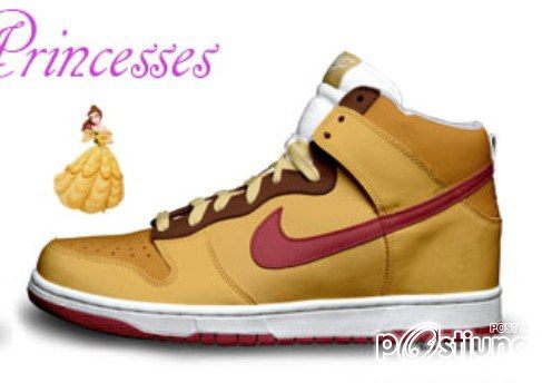 รองเท้า Nike สไตล์ การ์ตูน