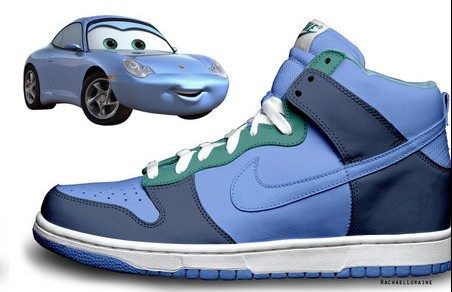 รองเท้า Nike สไตล์ การ์ตูน