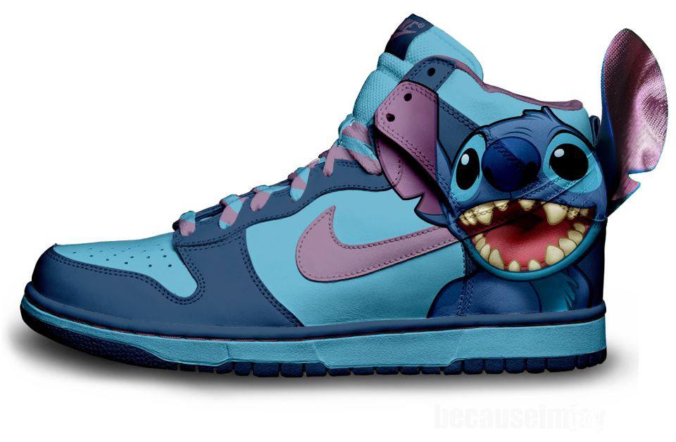 รองเท้า Nike สไตล์ การ์ตูน