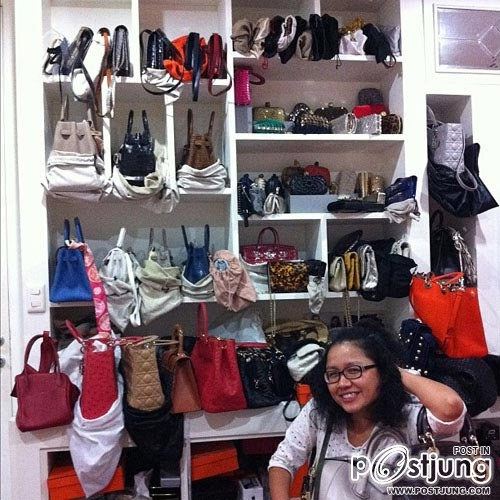 เปิดคลังกระเป๋าราคาหลายล้าน ของ Superstar "อั้ม พัชราภา"!!