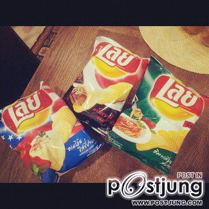 Instagram  ดารา& Lays