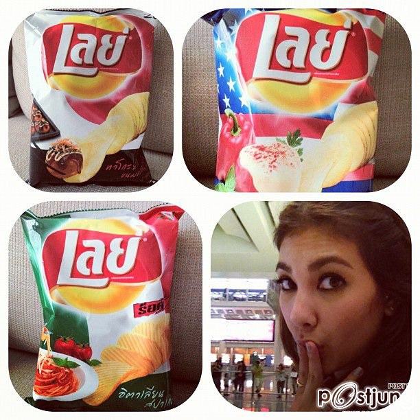 Instagram  ดารา& Lays