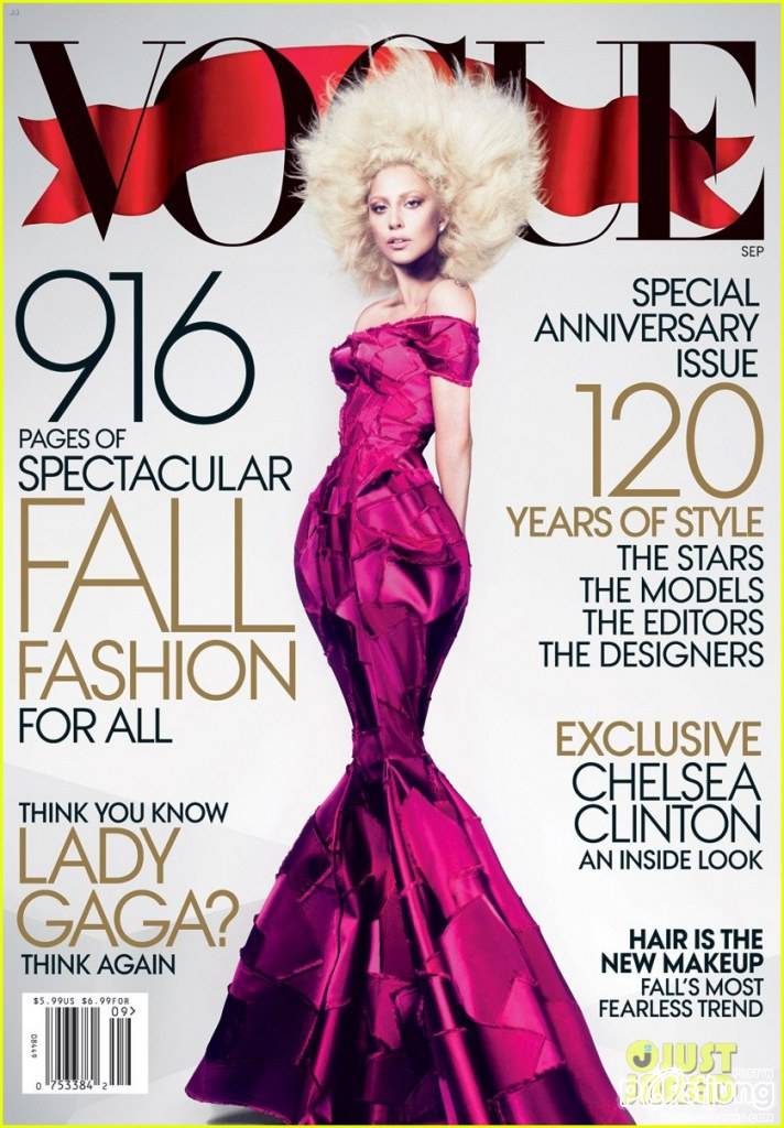 Lady Gaga Covers 'Vogue' September 2012
