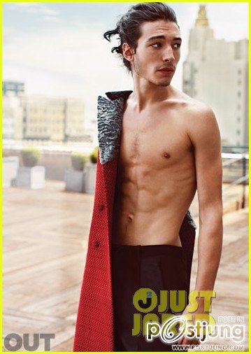 Logan Lerman Covers 'Out' with Ezra Miller 2012
