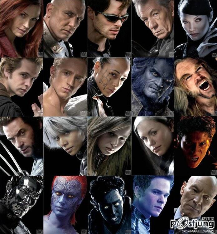 คุณชอบตัวละครไหนของX-men