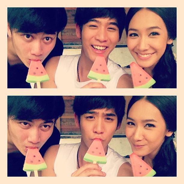 พอร์ช - มิน จากกองละคร หยกเลือดมังกร  update IG