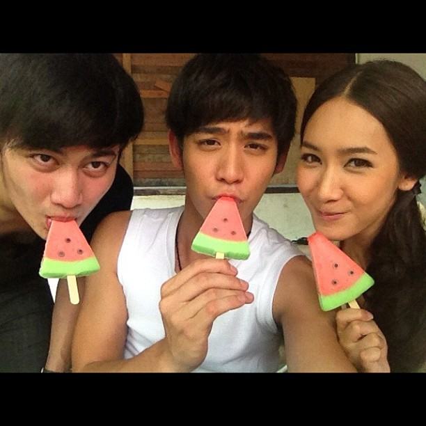 พอร์ช - มิน จากกองละคร หยกเลือดมังกร  update IG