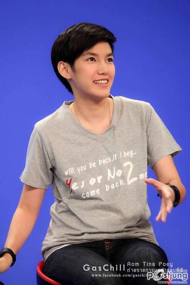Aom Tina Poey :: โปรโมทหนัง Yes or No2 ในรายการมดดำออนทีวี