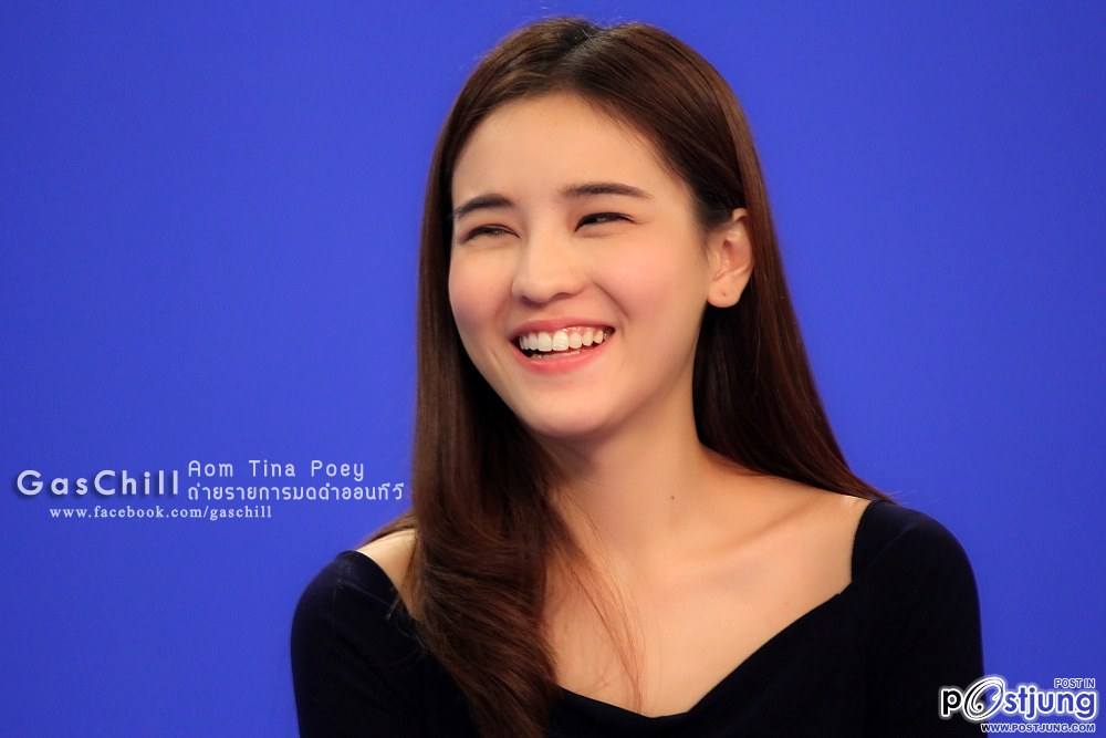 Aom Tina Poey :: โปรโมทหนัง Yes or No2 ในรายการมดดำออนทีวี