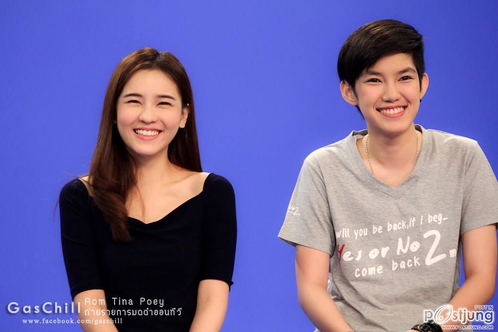 Aom Tina Poey :: โปรโมทหนัง Yes or No2 ในรายการมดดำออนทีวี