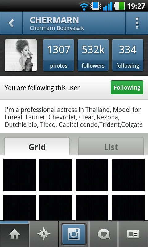 ภาพนี้ที่ พลอย ลงใน IG ล่าสุด ทำไมเป็น ภาพมืดดำหลายภาพ  จัง