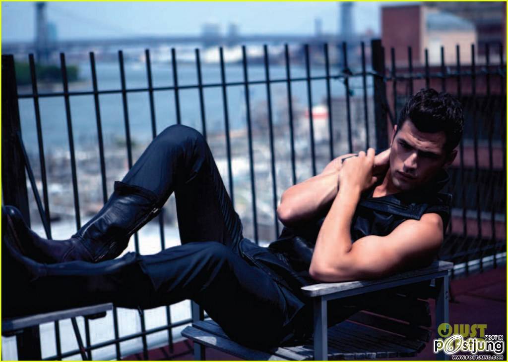 Sean O'Pry Covers 'Glow' Magazine September 2012