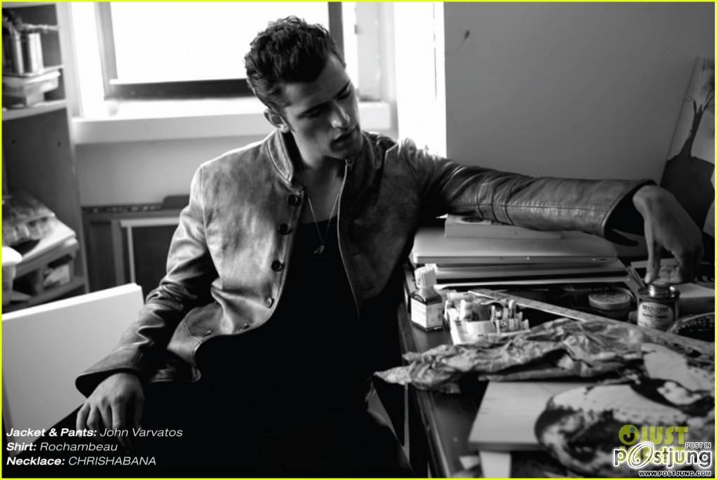 Sean O'Pry Covers 'Glow' Magazine September 2012
