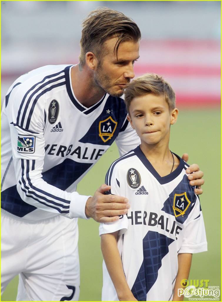 David Beckham Injures Ankle on Romeo's 10th Birthday