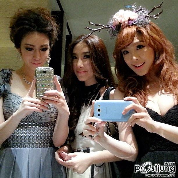 รวมรูปดาราในงานเปิดตัวGalaxy S3 Society