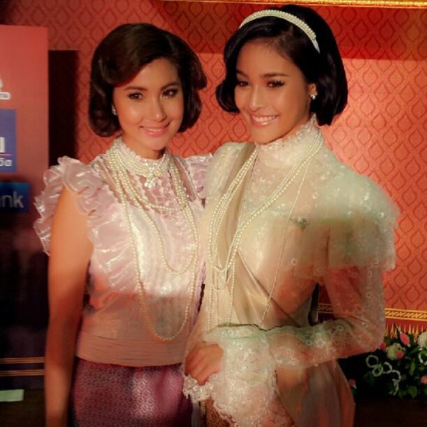 ฝนทิพย์เธอใส่ชุดไทยสวยมาก