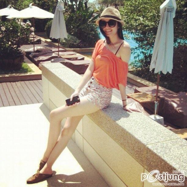 แพมแพม ดาราธิป ขาเธอสวยมาก สวยทั้งขา หุ่นและหน้าตา
