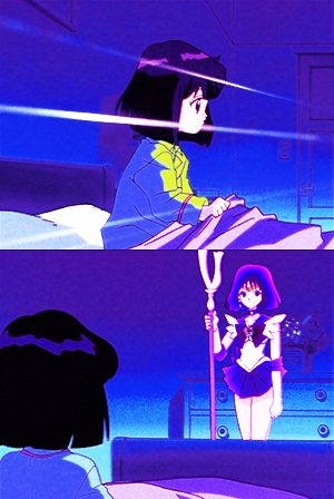 คนรัก Sailor Saturn