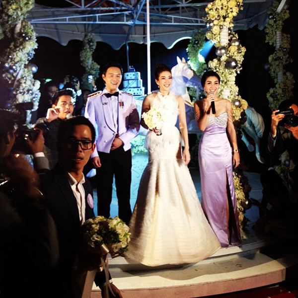 เก็บตกความหวาน งานแต่งแป้ง-ผู้กองต้อม จาก Instagram ดารา
