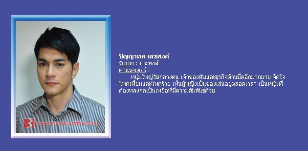 ตัวละครเรื่อง "แรงเงา"