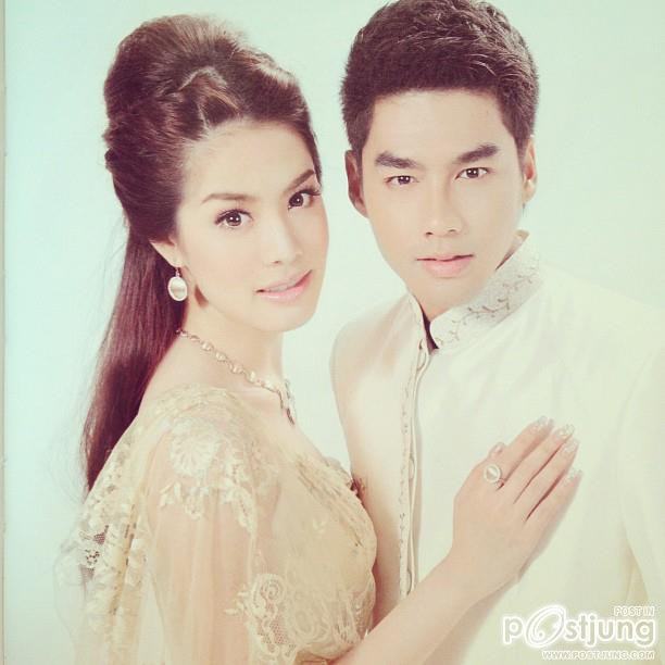 พี่เกรซ ในชุดไทยค่ะ