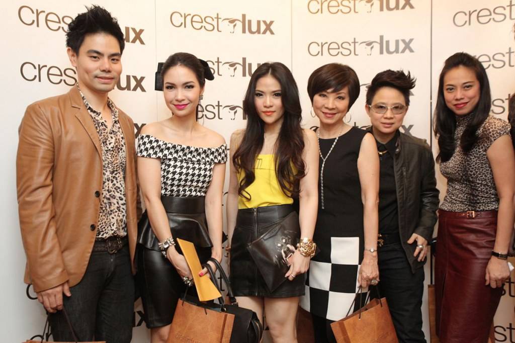 เซเล็บล้นงาน เปิดตัวแบรนด์เครื่องหนังไฮโซ CrestLux