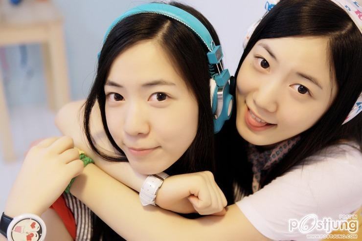 สองคู่พี่น้องดาราเกาหลี เจสสิก้า คริสตัล และ ฝาแฝด ฮโยยอง ฮวายอง