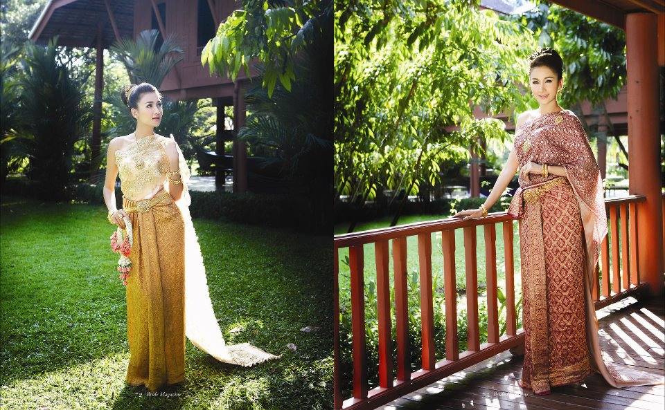 สาวหน้าไทยๆกับชุดไทยอันสวยงาม