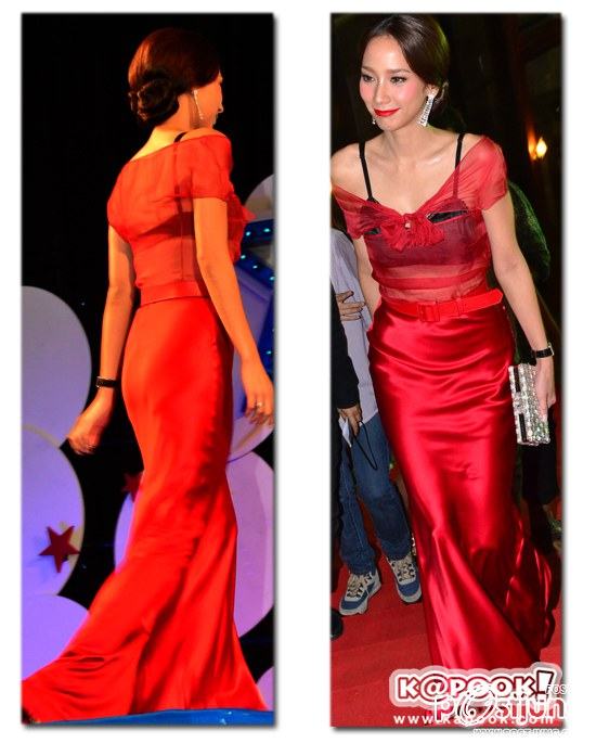 อั้ม พัชราภา แดงเจิด สวยสง่า ตัวแม่ของจริงต้องชุดแดง !!