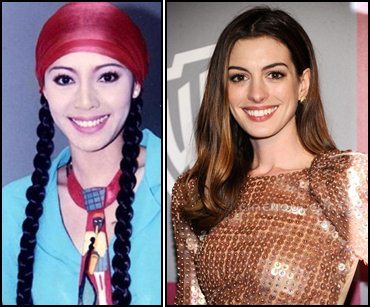 คุณเหมียว ชไมพรในภาพที่3นี่มัน...Anne Hathaway ชัดๆ