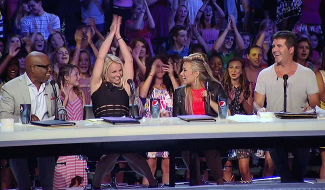 Britney  กับครั้งแรกการเป็น Board ใน The X Factor usa 2012