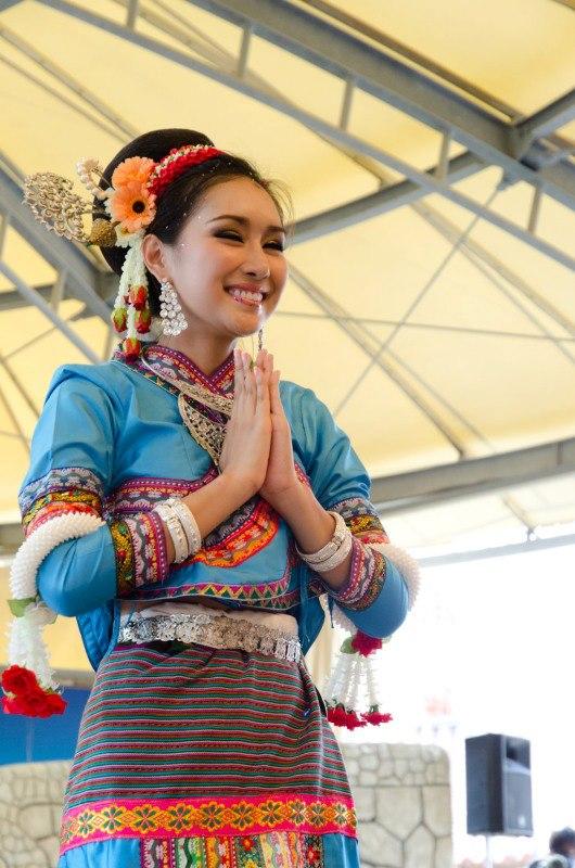 พี่ปุ้ย รุ้งสินี Miss International Thailand 2012 ในรอบแสดงความสามารถ